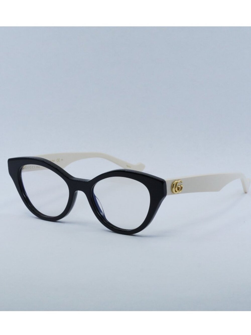 Gucci GG0959S 001 Sunglasses Black Cat Eye Frame, Blue Light Photochromic Lenses
